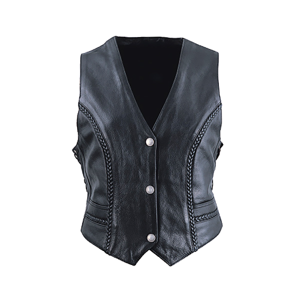  	 Leather Vest