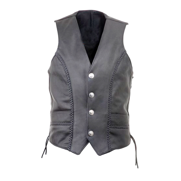  	 Leather Vest