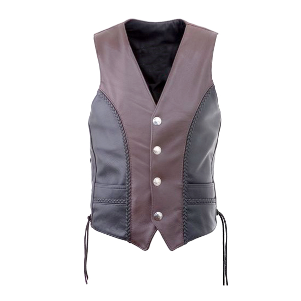  	 Leather Vest