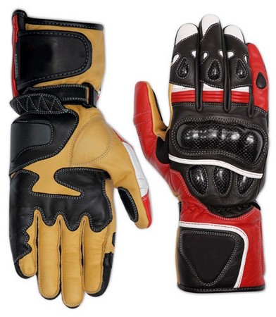 Motorbike Leather Gloves 